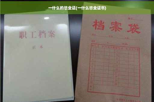 一什么的毕业证(一什么毕业证书)