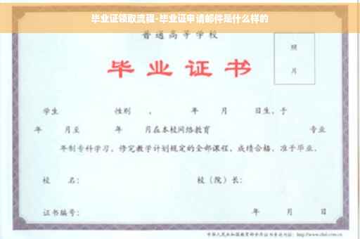 毕业证领取流程-毕业证申请邮件是什么样的