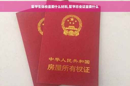 留学生体检需要什么材料,留学毕业证需要什么