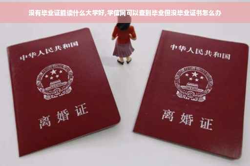 没有毕业证能读什么大学好,学信网可以查到毕业但没毕业证书怎么办