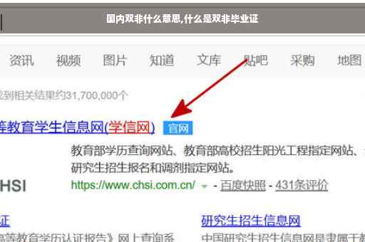 国内双非什么意思,什么是双非毕业证