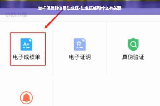 怎样保管和使用毕业证-毕业证都和什么有关联