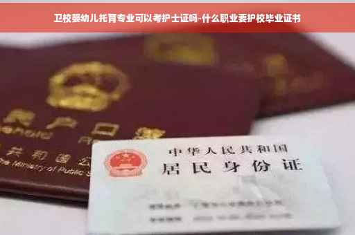 卫校婴幼儿托育专业可以考护士证吗-什么职业要护校毕业证书