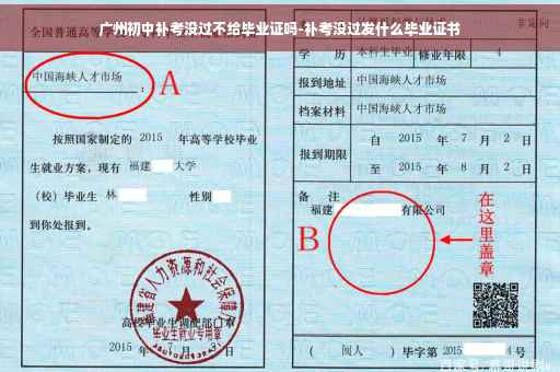 广州初中补考没过不给毕业证吗-补考没过发什么毕业证书