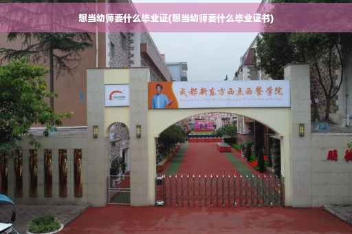 想当幼师要什么毕业证(想当幼师要什么毕业证书)