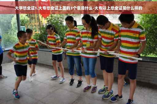 大学毕业证1.大专毕业证上盖的3个章是什么-大专以上毕业证是什么样的