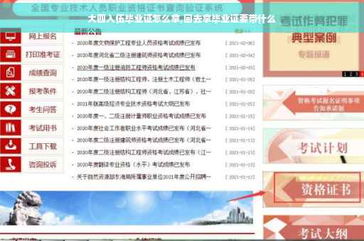 大四入伍毕业证怎么拿,回去拿毕业证要带什么
