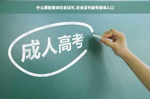 什么网能查询毕业证书,毕业证书编号查询入口