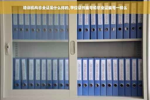 培训机构毕业证是什么样的,学位证书编号和毕业证编号一样么