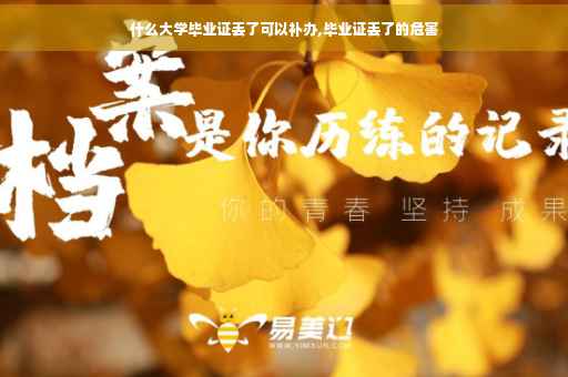 什么大学毕业证丢了可以补办,毕业证丢了的危害