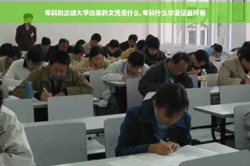 专科批次进大学出来的文凭是什么,专科什么毕业证最好看