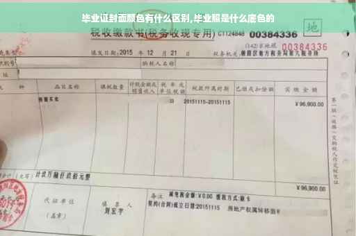 毕业证封面颜色有什么区别,毕业照是什么底色的