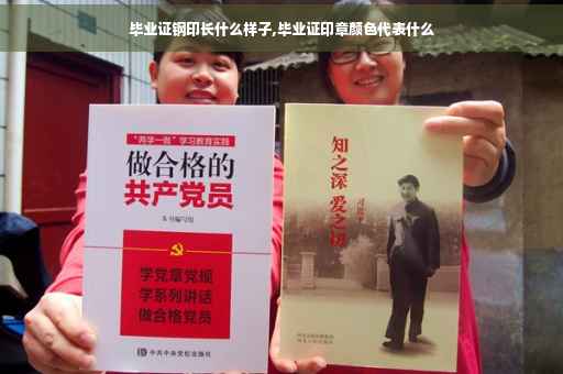 毕业证钢印长什么样子,毕业证印章颜色代表什么