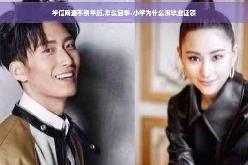 学信网查不到学历,怎么回事-小学为什么没毕业证领