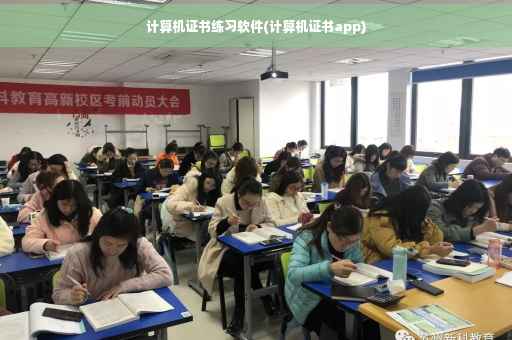 计算机证书练习软件(计算机证书app)