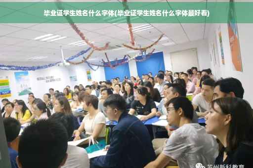 毕业证学生姓名什么字体(毕业证学生姓名什么字体最好看)