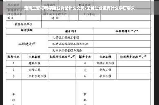湖南工贸技师学院发的是什么文凭-工贸毕业证有什么学历要求