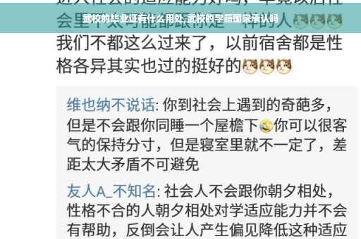 武校的毕业证有什么用处,武校的学籍国家承认吗