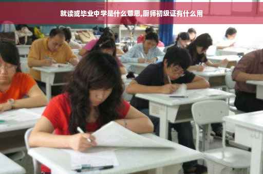 就读或毕业中学是什么意思,厨师初级证有什么用