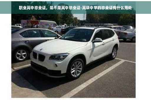 职业高中毕业证，是不是高中毕业证-高级中学的毕业证有什么用处