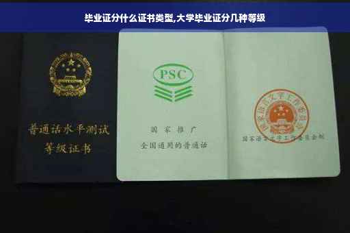 毕业证分什么证书类型,大学毕业证分几种等级