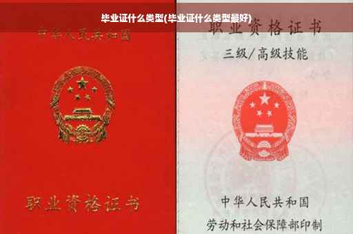 毕业证什么类型(毕业证什么类型最好)