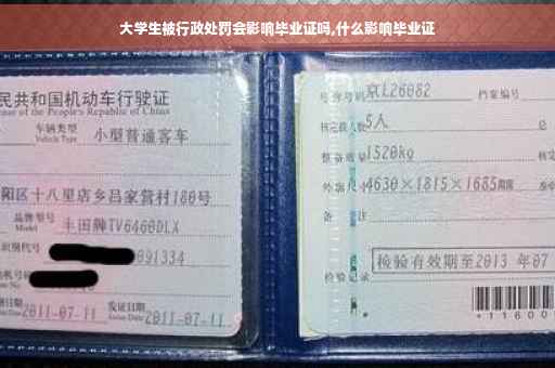 大学生被行政处罚会影响毕业证吗,什么影响毕业证