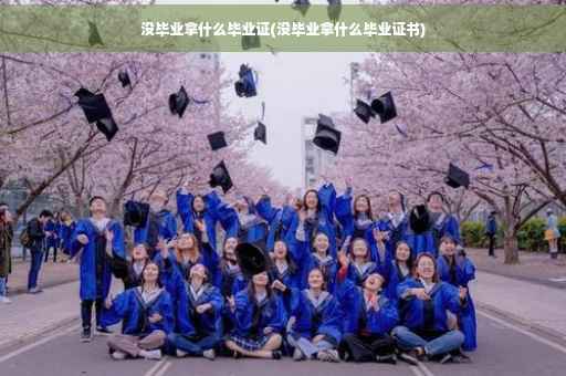 没毕业拿什么毕业证(没毕业拿什么毕业证书)
