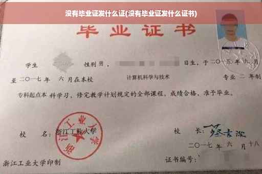 没有毕业证发什么证(没有毕业证发什么证书)