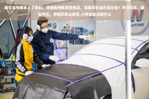 我今年专转本上了本科，准备报考教师资格证，是填写在读还是毕业？学习形式，最高学历，学制又怎么填写,小学毕业证填什么