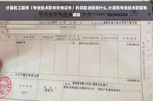 计算机工程师（专业技术职务资格证书）的获取途径是什么,计算机专业技术职称有哪些