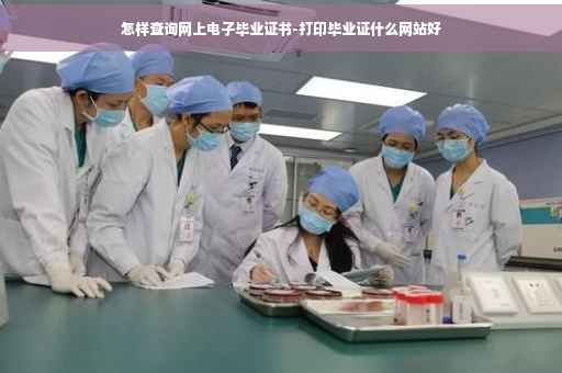 怎样查询网上电子毕业证书-打印毕业证什么网站好