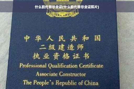 什么能代替毕业证(什么能代替毕业证照片)