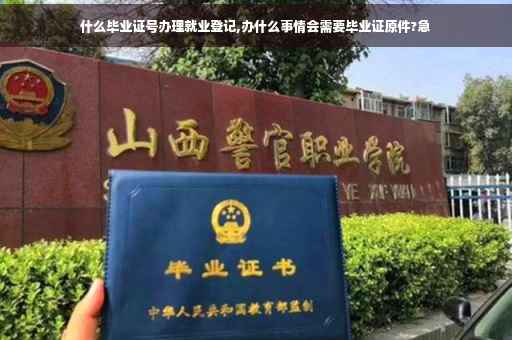 什么毕业证号办理就业登记,办什么事情会需要毕业证原件?急