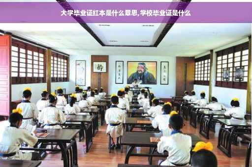 大学毕业证红本是什么意思,学校毕业证是什么