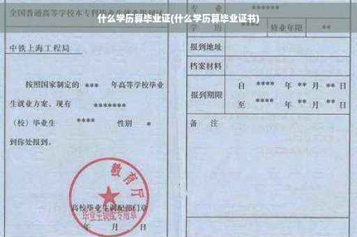 什么学历算毕业证(什么学历算毕业证书)