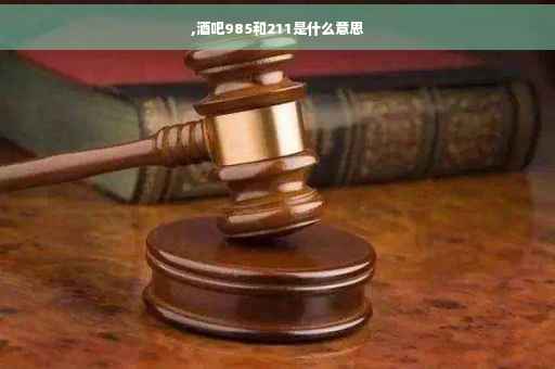 ,酒吧985和211是什么意思
