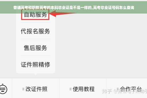 普通高考和职教高考的本科毕业证是不是一样的,高考毕业证号码怎么查询