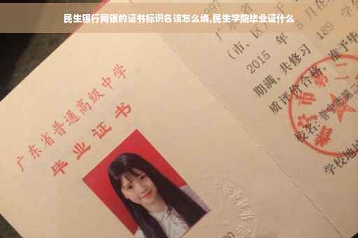 民生银行网银的证书标识名该怎么填,民生学院毕业证什么