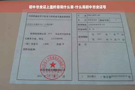 初中毕业证上盖的章是什么章-什么是初中毕业证号
