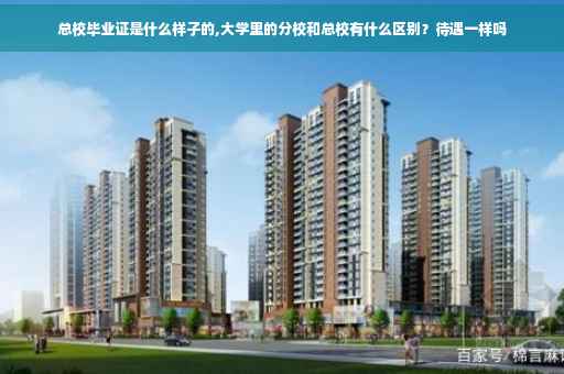 总校毕业证是什么样子的,大学里的分校和总校有什么区别？待遇一样吗