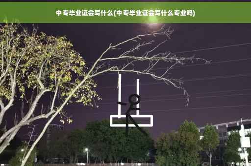 中专毕业证会写什么(中专毕业证会写什么专业吗)
