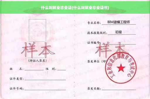 什么叫就业毕业证(什么叫就业毕业证书)