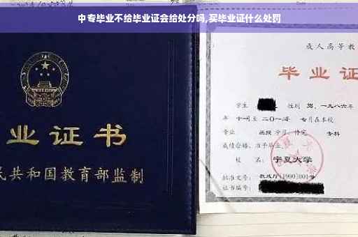 中专毕业不给毕业证会给处分吗,买毕业证什么处罚