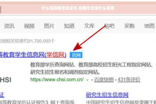 什么是延期毕业证书,延期毕业是什么意思