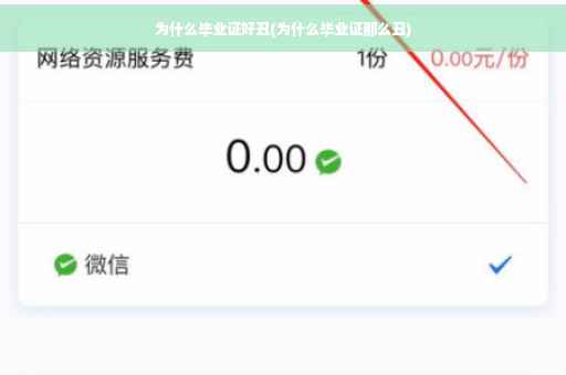 为什么毕业证好丑(为什么毕业证那么丑)
