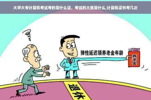 大学大专计算机考试考的是什么证，考试的大纲是什么,计算机证书考几次