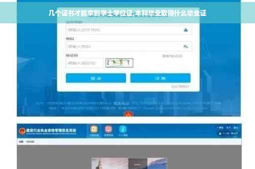 几个证书才能拿到学士学位证,本科毕业取得什么毕业证