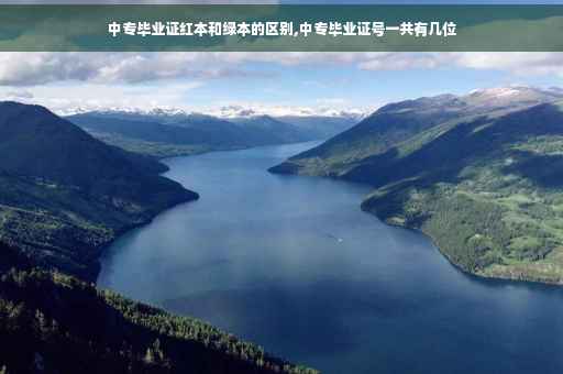 中专毕业证红本和绿本的区别,中专毕业证号一共有几位