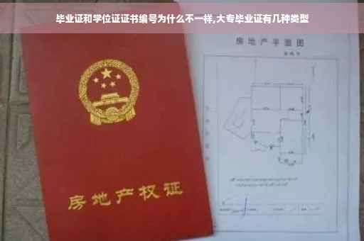 毕业证和学位证证书编号为什么不一样,大专毕业证有几种类型